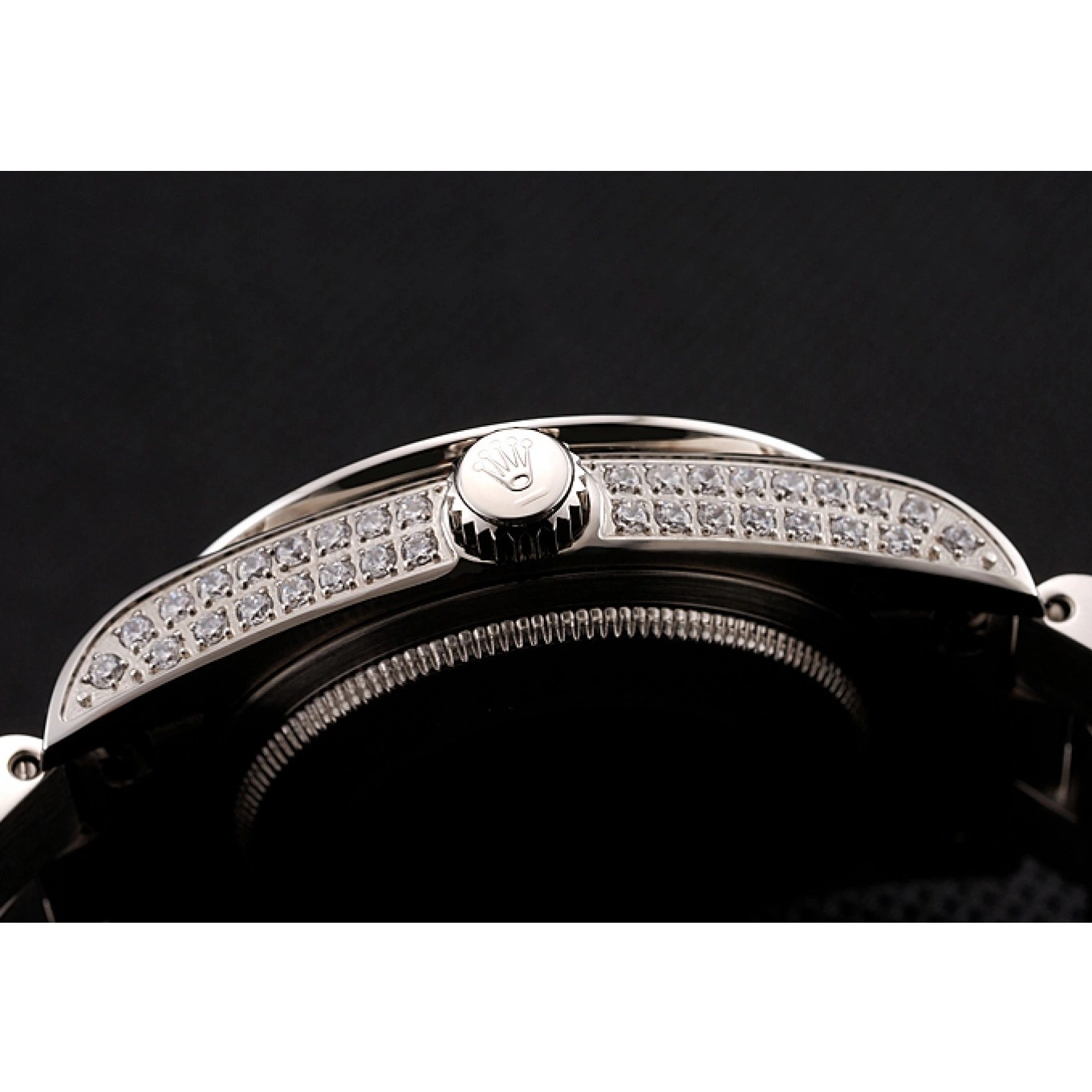 Aaa replica watch Diamond Case Day-Date Pave Dial Rolex Bracelet Swiss 1453950 Diamond Diamond 0618